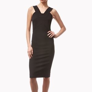 VERONICA BEARD black scuba tank dress